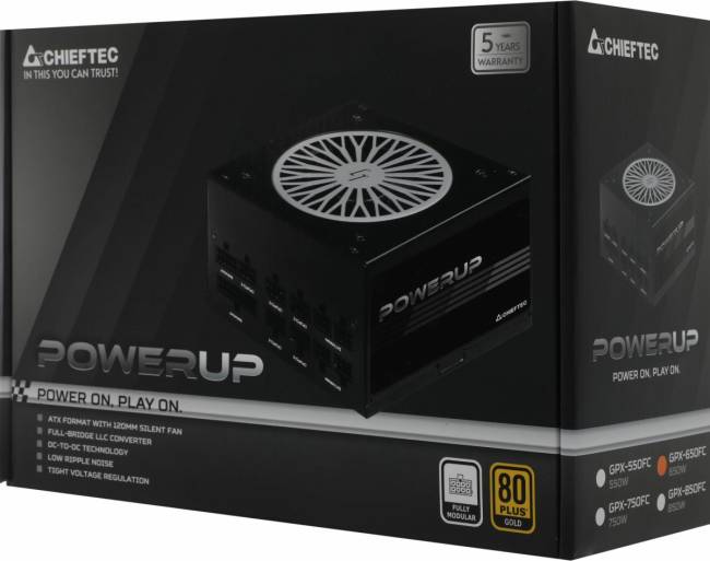 Блок питания Chieftec GPX-650FC — для бизнеса и офиса Блок питания Chieftec GPX-650FC — для бизнеса и офиса