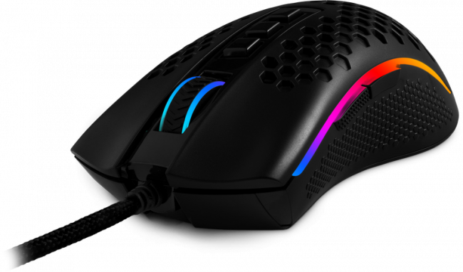 Redragon Проводная игровая мышь Storm Elite RGB,16000dpi, легкая Defender Storm Elite (77853) — для бизнеса и офиса