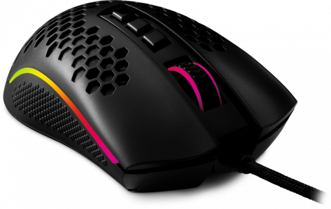 Redragon Проводная игровая мышь Storm Elite RGB,16000dpi, легкая Defender Storm Elite (77853) — для бизнеса и офиса