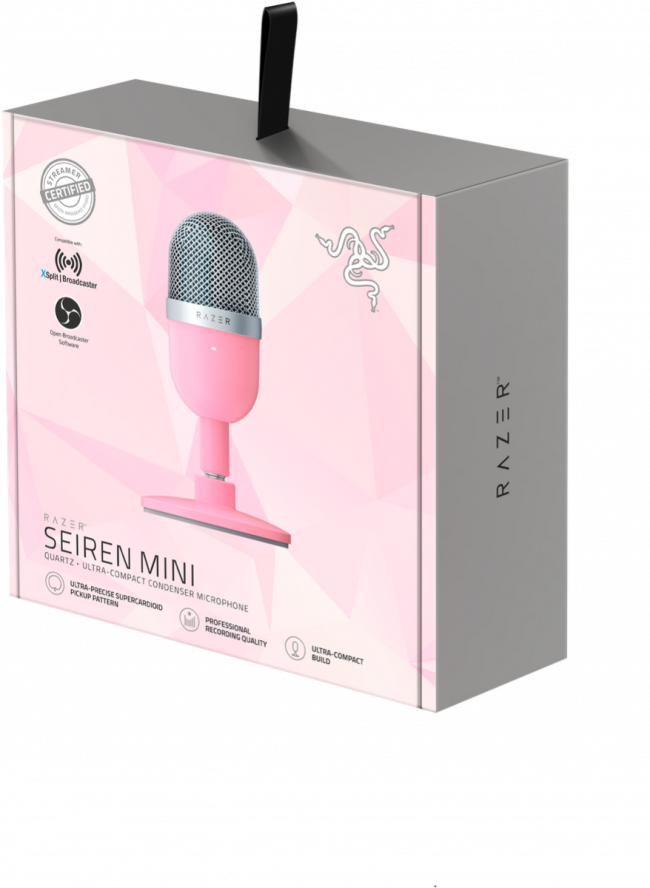Микрофон Razer Seiren Mini Quartz Razer Seiren Mini — для бизнеса и офиса Микрофон Razer Seiren Mini Quartz Razer Seiren Mini — для бизнеса и офиса