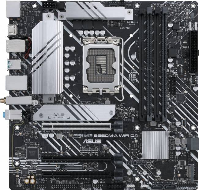 Материнская плата ASUS PRIME B660M-A WIFI D4 — для бизнеса и офиса Материнская плата ASUS PRIME B660M-A WIFI D4 — для бизнеса и офиса