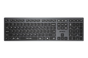 Клавиатура A4Tech Fstyler FBX50C черный USB беспроводная BT/Radio slim Multimedia (FBX50C GREY) A4Tech FBX50C GREY