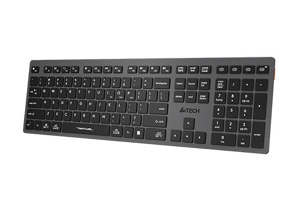 Клавиатура A4Tech Fstyler FBX50C черный USB беспроводная BT/Radio slim Multimedia (FBX50C GREY) A4Tech FBX50C GREY — для бизнеса и офиса Клавиатура A4Tech Fstyler FBX50C черный USB беспроводная BT/Radio slim Multimedia (FBX50C GREY) A4Tech FBX50C GREY — для бизнеса и офиса