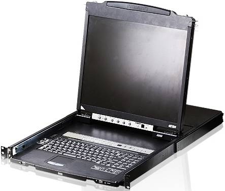 16-портовый KVM-пеКонсоль управления, LCD 19"(1280x1024), лат./рус. клав., 16-портовый KVM-переключатель, +1 remote user(SPHD18(Male)),2хUSB(Тип а Female), KVM-порты: SPHD15(Female), каскадирование. ATEN CL5816NR — для бизнеса и офиса 16-портовый KVM-пеКонсоль управления, LCD 19"(1280x1024), лат./рус. клав., 16-портовый KVM-переключатель, +1 remote user(SPHD18(Male)),2хUSB(Тип а Female), KVM-порты: SPHD15(Female), каскадирование. ATEN CL5816NR — для бизнеса и офиса