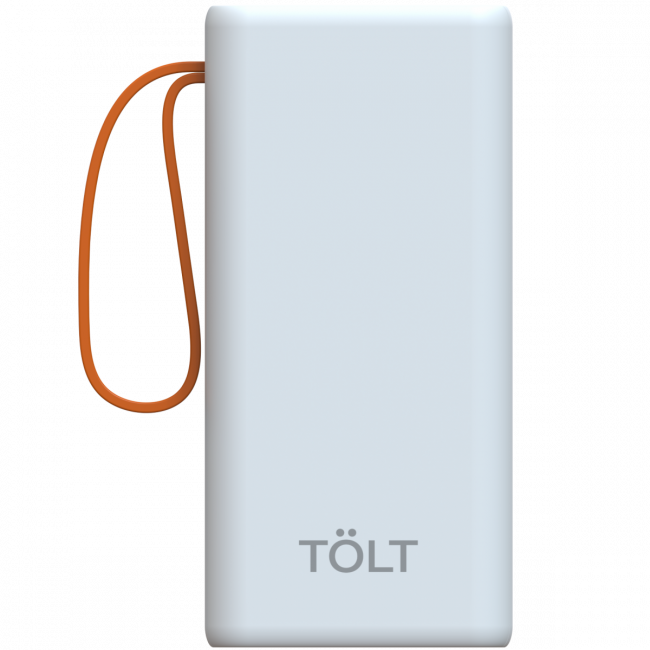Портативный аккумулятор TOLT Lit KP303 White, 30000mAh, 22,5W, fast charging and PD, white, CCC TÖLT KP303 White — для бизнеса и офиса Портативный аккумулятор TOLT Lit KP303 White, 30000mAh, 22,5W, fast charging and PD, white, CCC TÖLT KP303 White — для бизнеса и офиса