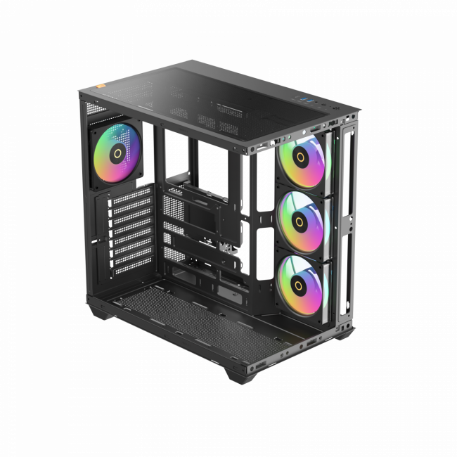 Корпус ПК без блока питания Ocypus Gamma C74 BK ARGB Black — для бизнеса и офиса