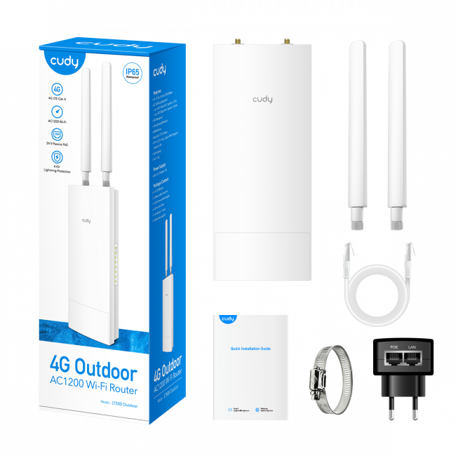 Точка доступа Cudy LT500 Outdoor — для бизнеса и офиса Точка доступа Cudy LT500 Outdoor — для бизнеса и офиса
