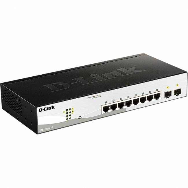 Коммутатор D-Link DGS-1210-10/FL1A — для бизнеса и офиса Коммутатор D-Link DGS-1210-10/FL1A — для бизнеса и офиса