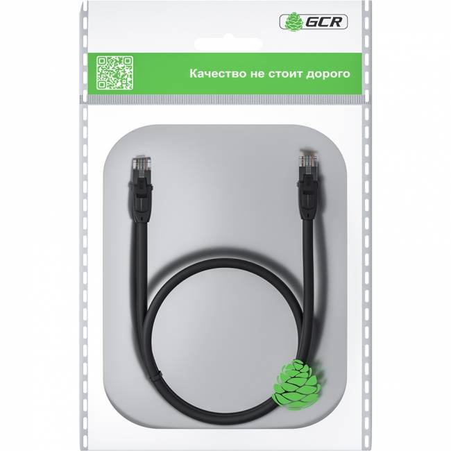GCR Патч-корд прямой 7.5m UTP кат.6, черный, 24 AWG, ethernet high speed, RJ45, T568B, GCR-52535 Greenconnect GCR-52535 — для бизнеса и офиса GCR Патч-корд прямой 7.5m UTP кат.6, черный, 24 AWG, ethernet high speed, RJ45, T568B, GCR-52535 Greenconnect GCR-52535 — для бизнеса и офиса