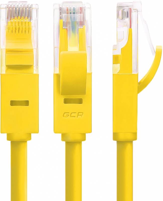 Greenconnect Патч-корд прямой, малодымный LSZH 3.0m UTP кат.5e, желтый, 24 AWG, литой, ethernet high speed 1 Гбит/с, RJ45, T568B, GCR-50704 Greenconnect RJ45(m) - RJ45(m) Cat. 5e U/UTP LSZH 3м жёлтый — для бизнеса и офиса Greenconnect Патч-корд прямой, малодымный LSZH 3.0m UTP кат.5e, желтый, 24 AWG, литой, ethernet high speed 1 Гбит/с, RJ45, T568B, GCR-50704 Greenconnect RJ45(m) - RJ45(m) Cat. 5e U/UTP LSZH 3м жёлтый — для бизнеса и офиса