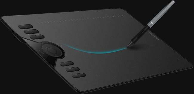 Графический планшет Huion HS610 Black — для бизнеса и офиса Графический планшет Huion HS610 Black — для бизнеса и офиса