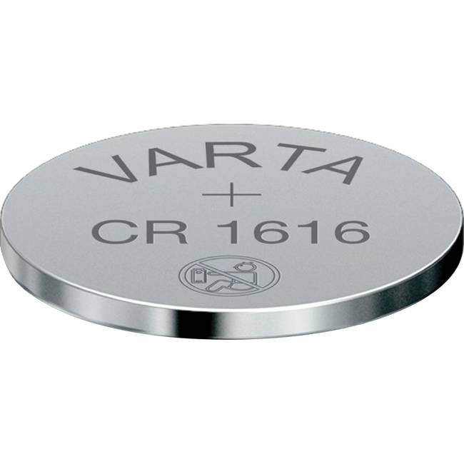 Батарейка Varta ELECTRONICS CR1616 BL1 Lithium 3V (6616) (1/10/100) (1 шт.) Varta PRIMARY LITHIUM CR1616 (06616101401) — для бизнеса и офиса