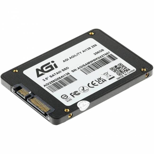Твердотельный накопитель AGI TECHNOLOGY CO., LTD AGI256G06AI138-CB — для бизнеса и офиса Твердотельный накопитель AGI TECHNOLOGY CO., LTD AGI256G06AI138-CB — для бизнеса и офиса