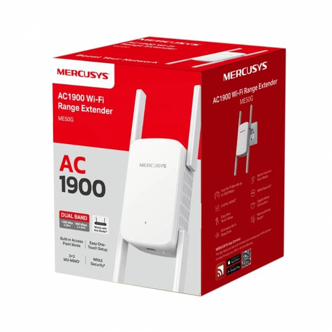 Усилитель Wi-Fi Mercusys ME50G — для бизнеса и офиса Усилитель Wi-Fi Mercusys ME50G — для бизнеса и офиса