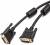 Кабель DVI (24+1) M/M  1.5m, 2 фильтра Aopen/Qust <ACG442GD-1.5M> VCOM DVI-D (m) - DVI-D (m) 1.5м — для бизнеса и офиса