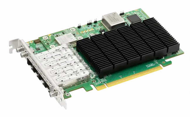 Сетевая карта LR-Link LRES6080PF-4SFP28 — для бизнеса и офиса Сетевая карта LR-Link LRES6080PF-4SFP28 — для бизнеса и офиса