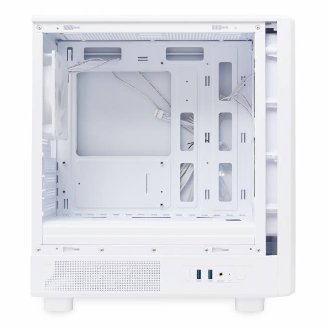 Корпус без блока питания HSPD M310-TGWH-ARGB — для бизнеса и офиса Корпус без блока питания HSPD M310-TGWH-ARGB — для бизнеса и офиса