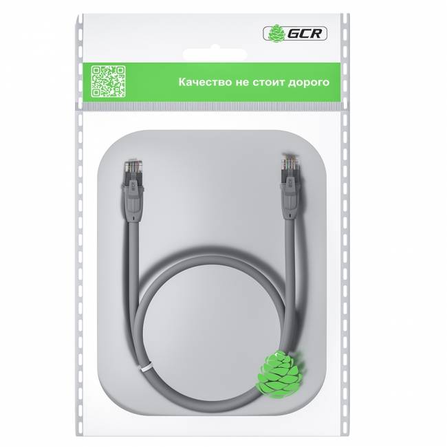 Greenconnect Патч-корд прямой 0.2m UTP кат.6, серый, 24 AWG, литой, GCR-52949, ethernet high speed, RJ45, T568B Greenconnect RJ45(m) - RJ45(m) Cat. 6 U/UTP PVC 0.2м — для бизнеса и офиса Greenconnect Патч-корд прямой 0.2m UTP кат.6, серый, 24 AWG, литой, GCR-52949, ethernet high speed, RJ45, T568B Greenconnect RJ45(m) - RJ45(m) Cat. 6 U/UTP PVC 0.2м — для бизнеса и офиса