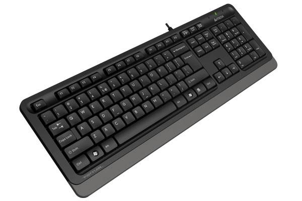 Клавиатура A4Tech Fstyler FK10 черный/серый USB (FK10 GREY) A4Tech FK10 GREY — для бизнеса и офиса