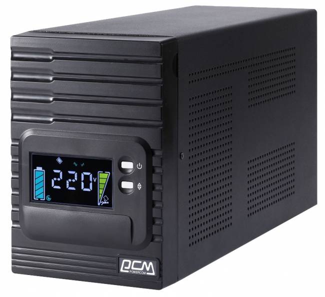 Источник бесперебойного питания Powercom Smart King Pro+ SPT-3000 LCD 2400Вт 3000ВА черный Powercom Smart King Pro+ SPT-3000 LCD — для бизнеса и офиса Источник бесперебойного питания Powercom Smart King Pro+ SPT-3000 LCD 2400Вт 3000ВА черный Powercom Smart King Pro+ SPT-3000 LCD — для бизнеса и офиса