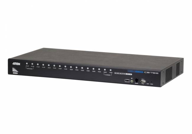 16 портовый HDMI USB переключатель ATEN CS17916 — для бизнеса и офиса 16 портовый HDMI USB переключатель ATEN CS17916 — для бизнеса и офиса