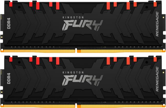 Память оперативная Kingston FURY Renegade RGB KF436C18RBAK2/64 — для бизнеса и офиса Память оперативная Kingston FURY Renegade RGB KF436C18RBAK2/64 — для бизнеса и офиса