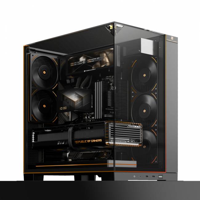 Корпус без блока питания Thermalright TR-A70 Vision Black FAN5-C (TR-A70 Vision Black FAN5-C) — для бизнеса и офиса Корпус без блока питания Thermalright TR-A70 Vision Black FAN5-C (TR-A70 Vision Black FAN5-C) — для бизнеса и офиса
