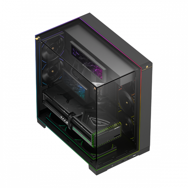 Корпус без блока питания Thermalright TR-A70 Vision Black FAN5-C (TR-A70 Vision Black FAN5-C) — для бизнеса и офиса Корпус без блока питания Thermalright TR-A70 Vision Black FAN5-C (TR-A70 Vision Black FAN5-C) — для бизнеса и офиса