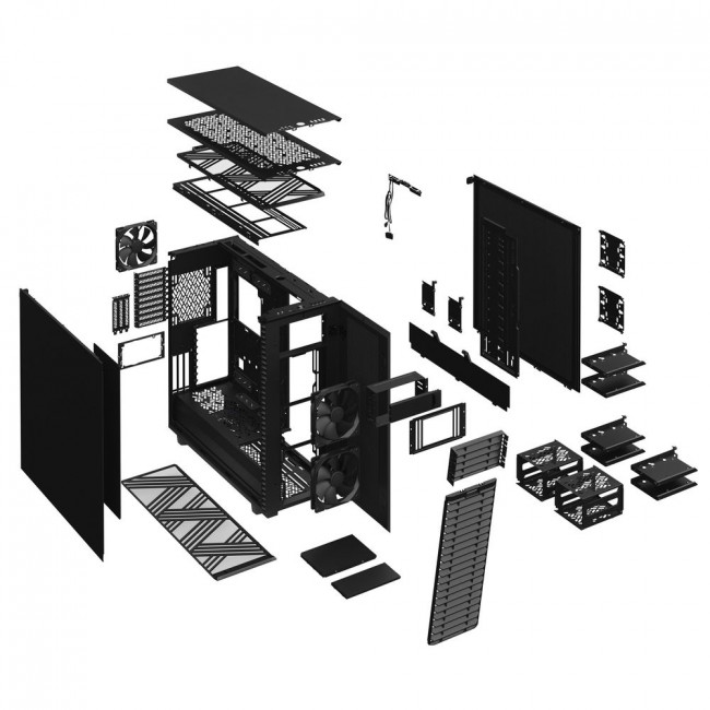 Корпус ПК без блока питания Корпус Design Define 7 XL Solid (FD-C-DEF7X-01) — для бизнеса и офиса