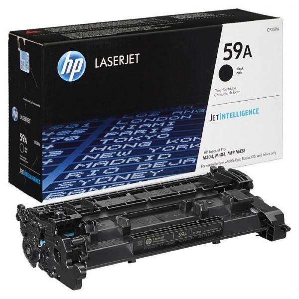 Тонер-картридж 59A для HP LJ M304/M404/MFP M428, 3К (O) чёрный CF259A — для бизнеса и офиса Тонер-картридж 59A для HP LJ M304/M404/MFP M428, 3К (O) чёрный CF259A — для бизнеса и офиса