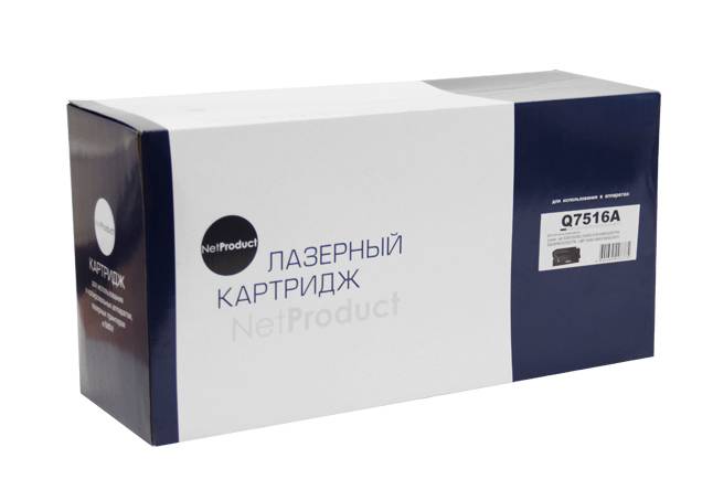 Картридж NetProduct (N-Q7516A) для HP LJ 5200, 12K — для бизнеса и офиса Картридж NetProduct (N-Q7516A) для HP LJ 5200, 12K — для бизнеса и офиса