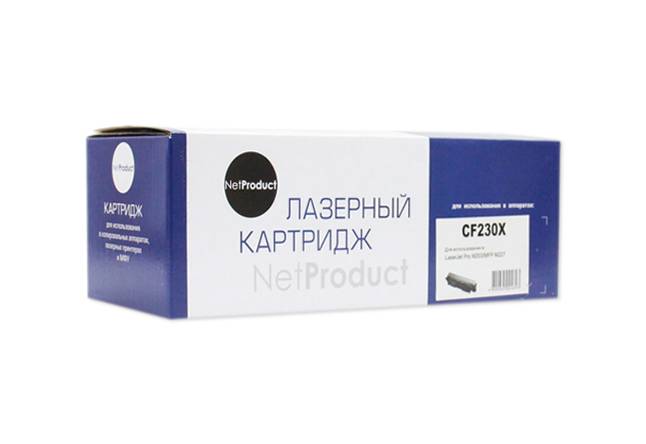 Тонер-картридж NetProduct (N-CF230X) для HP LJ Pro M203/MFP M227, 3,5K, без чипа — для бизнеса и офиса Тонер-картридж NetProduct (N-CF230X) для HP LJ Pro M203/MFP M227, 3,5K, без чипа — для бизнеса и офиса
