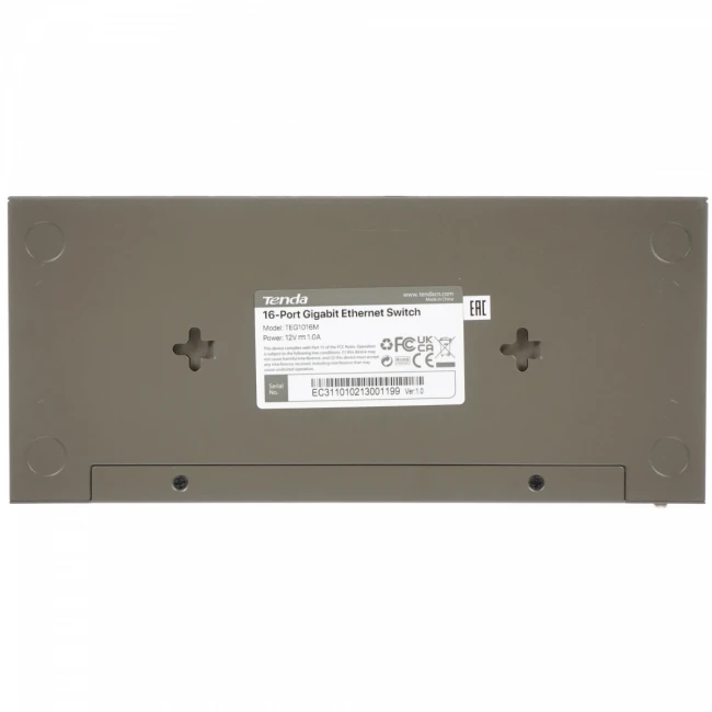 Коммутатор Tenda TEG1016M — для бизнеса и офиса Коммутатор Tenda TEG1016M — для бизнеса и офиса