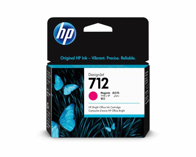 Картридж 712 для HP DJ T230/630, 29мл (O) пурпурный 3ED68A — для бизнеса и офиса Картридж 712 для HP DJ T230/630, 29мл (O) пурпурный 3ED68A — для бизнеса и офиса