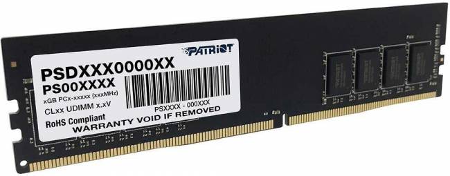 Память DDR4 16Gb 3200MHz Patriot PSD416G32002 — для бизнеса и офиса Память DDR4 16Gb 3200MHz Patriot PSD416G32002 — для бизнеса и офиса