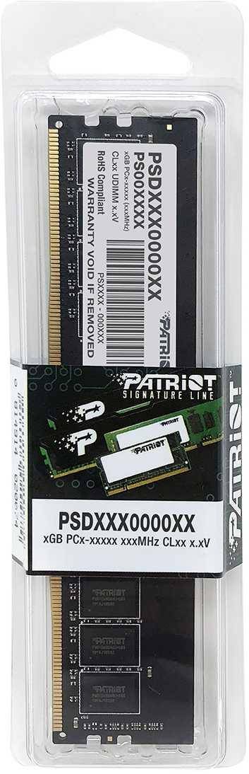 Память DDR4 16Gb 3200MHz Patriot PSD416G32002 — для бизнеса и офиса Память DDR4 16Gb 3200MHz Patriot PSD416G32002 — для бизнеса и офиса
