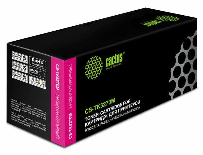 - Cactus CS-TK5270M — для бизнеса и офиса - Cactus CS-TK5270M — для бизнеса и офиса
