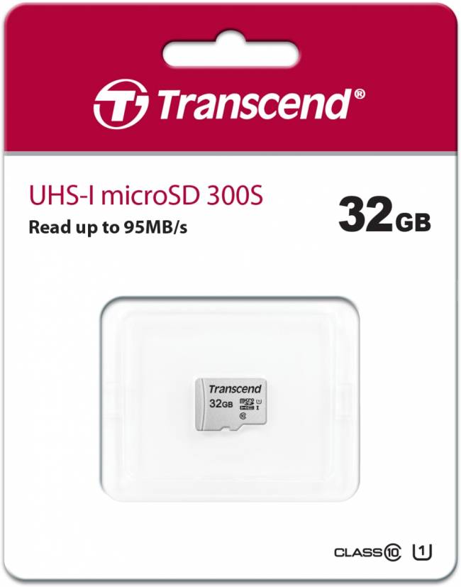 Карта памяти Transcend microSDHC 300S — для бизнеса и офиса Карта памяти Transcend microSDHC 300S — для бизнеса и офиса