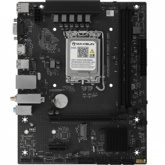 Материнская плата MAXSUN MS-Challenger B760M-F WIFI — для бизнеса и офиса Материнская плата MAXSUN MS-Challenger B760M-F WIFI — для бизнеса и офиса