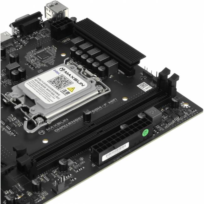 Материнская плата MAXSUN MS-Challenger B760M-F WIFI — для бизнеса и офиса Материнская плата MAXSUN MS-Challenger B760M-F WIFI — для бизнеса и офиса