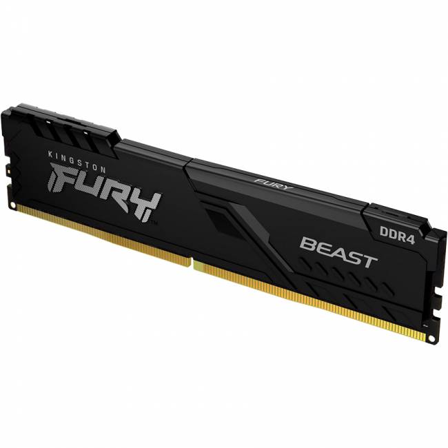 Память оперативная Kingston FURY Beast Black (KF432C16BB/8WP) — для бизнеса и офиса Память оперативная Kingston FURY Beast Black (KF432C16BB/8WP) — для бизнеса и офиса