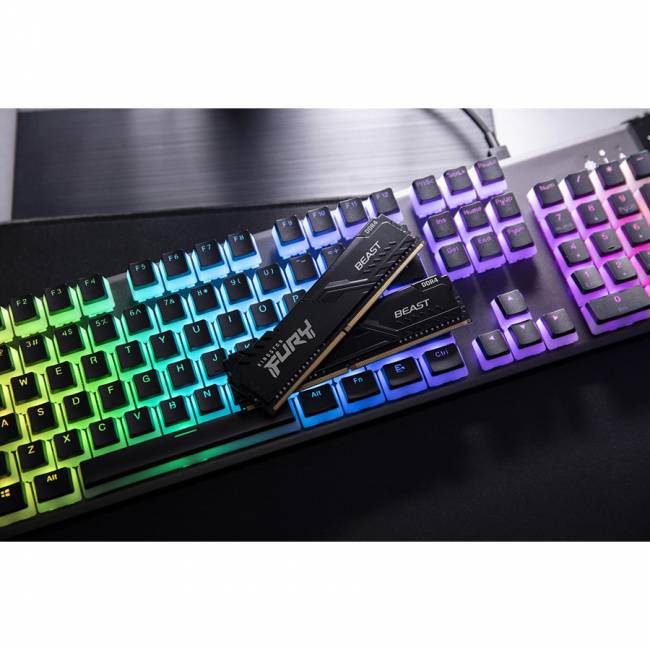 Память оперативная Kingston FURY Beast Black (KF432C16BB/8WP) — для бизнеса и офиса Память оперативная Kingston FURY Beast Black (KF432C16BB/8WP) — для бизнеса и офиса