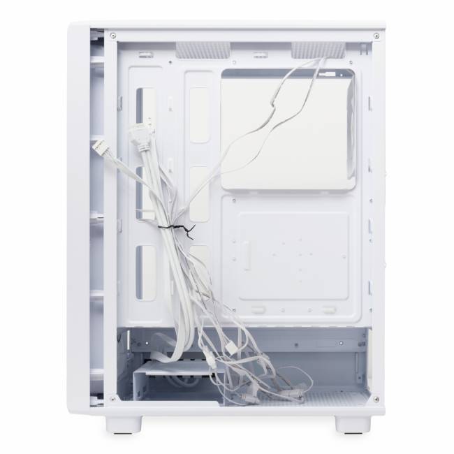 Корпус без блока питания HSPD M510-TGWH-ARGB — для бизнеса и офиса Корпус без блока питания HSPD M510-TGWH-ARGB — для бизнеса и офиса