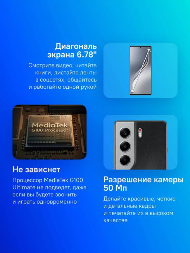 Смартфон TECNO CM5 256+12 GALAXY BLACK — для бизнеса и офиса