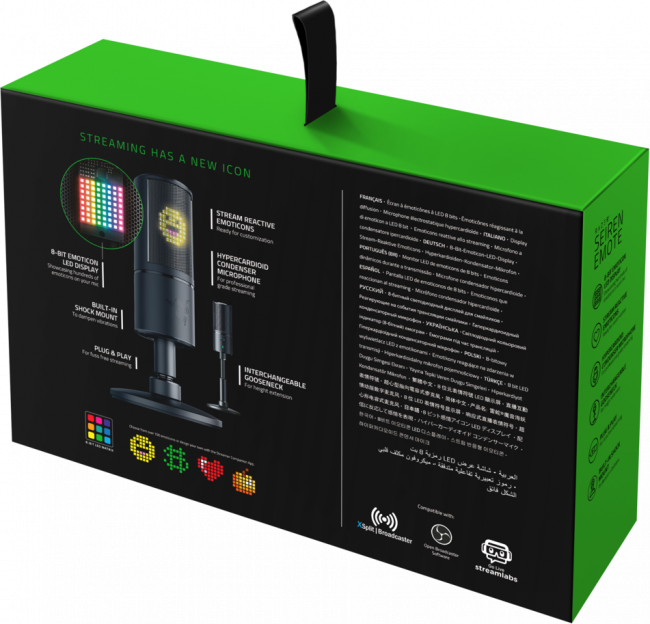 Микрофон Razer Seiren Emote Razer Seiren Emote — для бизнеса и офиса Микрофон Razer Seiren Emote Razer Seiren Emote — для бизнеса и офиса