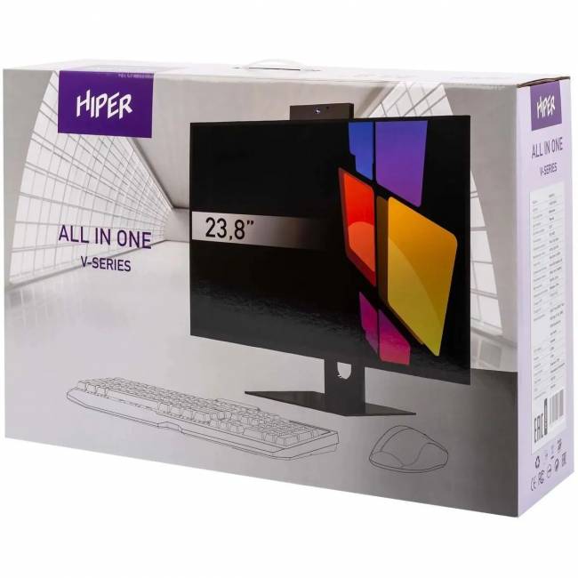 Моноблок Hiper V6-i3141R16N5H6FBI6E — для бизнеса и офиса Моноблок Hiper V6-i3141R16N5H6FBI6E — для бизнеса и офиса