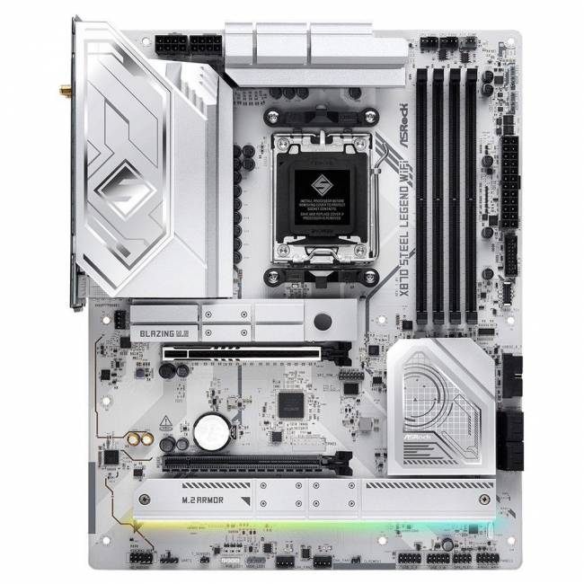Материнская плата ASRock X870 STEEL LEGEND WIFI — для бизнеса и офиса Материнская плата ASRock X870 STEEL LEGEND WIFI — для бизнеса и офиса