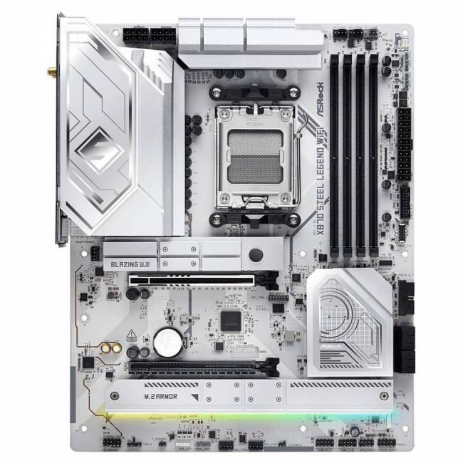 Материнская плата ASRock X870 STEEL LEGEND WIFI — для бизнеса и офиса Материнская плата ASRock X870 STEEL LEGEND WIFI — для бизнеса и офиса