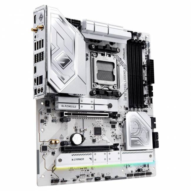 Материнская плата ASRock X870 STEEL LEGEND WIFI — для бизнеса и офиса Материнская плата ASRock X870 STEEL LEGEND WIFI — для бизнеса и офиса