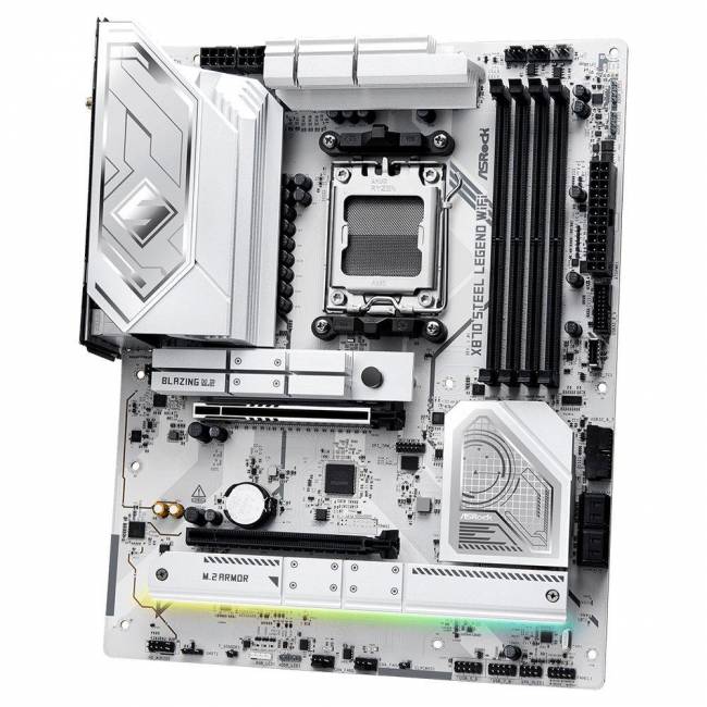 Материнская плата ASRock X870 STEEL LEGEND WIFI — для бизнеса и офиса Материнская плата ASRock X870 STEEL LEGEND WIFI — для бизнеса и офиса